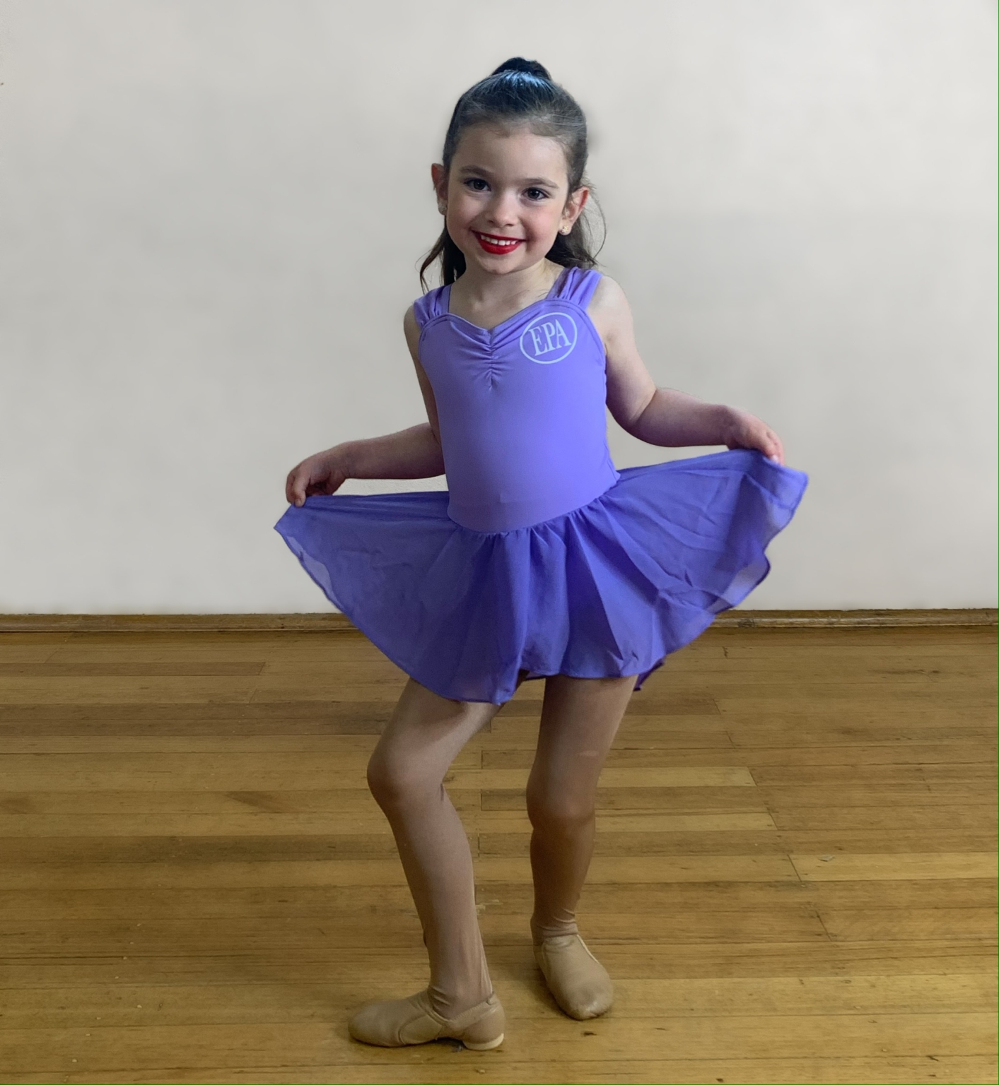 Purple Ballet Dress - Empire Performing Arts